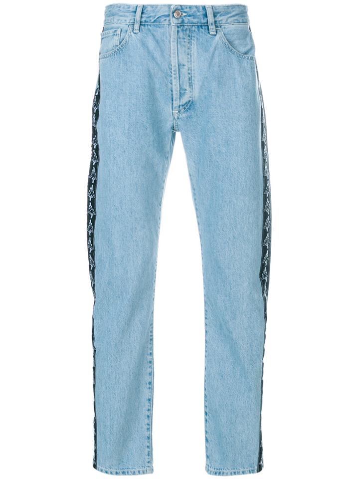 Marcelo Burlon County Of Milan Kappa Jeans - Blue