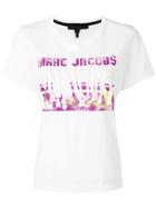 Marc Jacobs Logo Shoe Print T-shirt - White