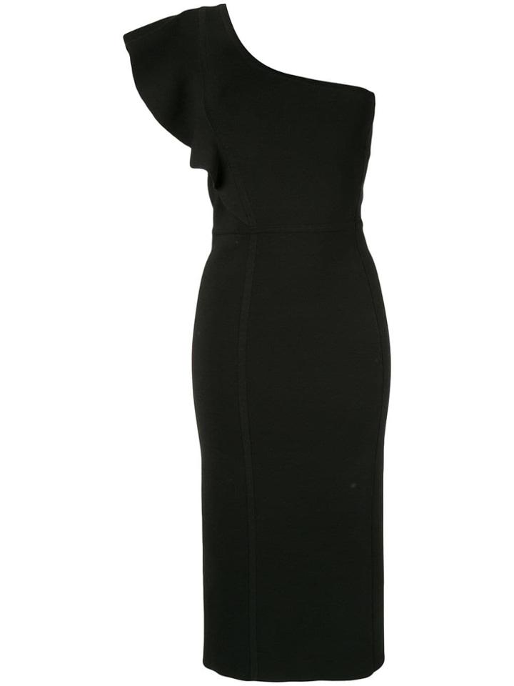 Ginger & Smart Anchor One Shoulder Dress - Black