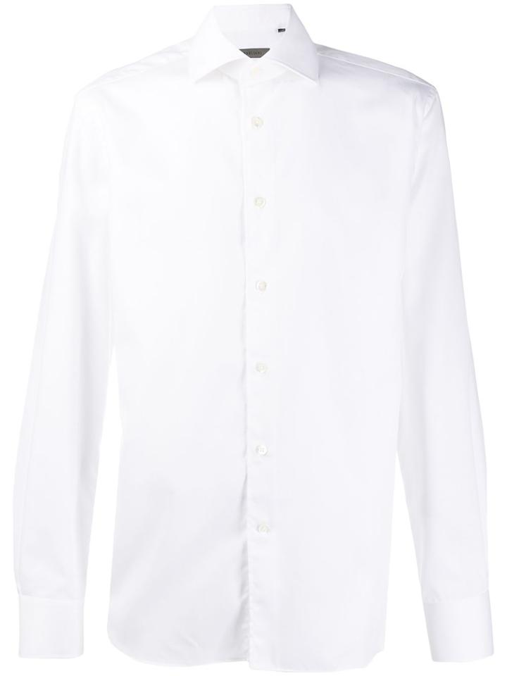 Corneliani Spread Collar Button-down Shirt - White