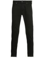 Monkey Time Raw Cuff Jeans - Black