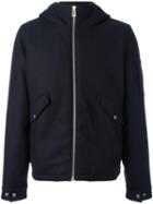 Ps By Paul Smith Padded Hooded Jacket, Men's, Size: Xl, Blue, Wool/cashmere/nylon/feather Down