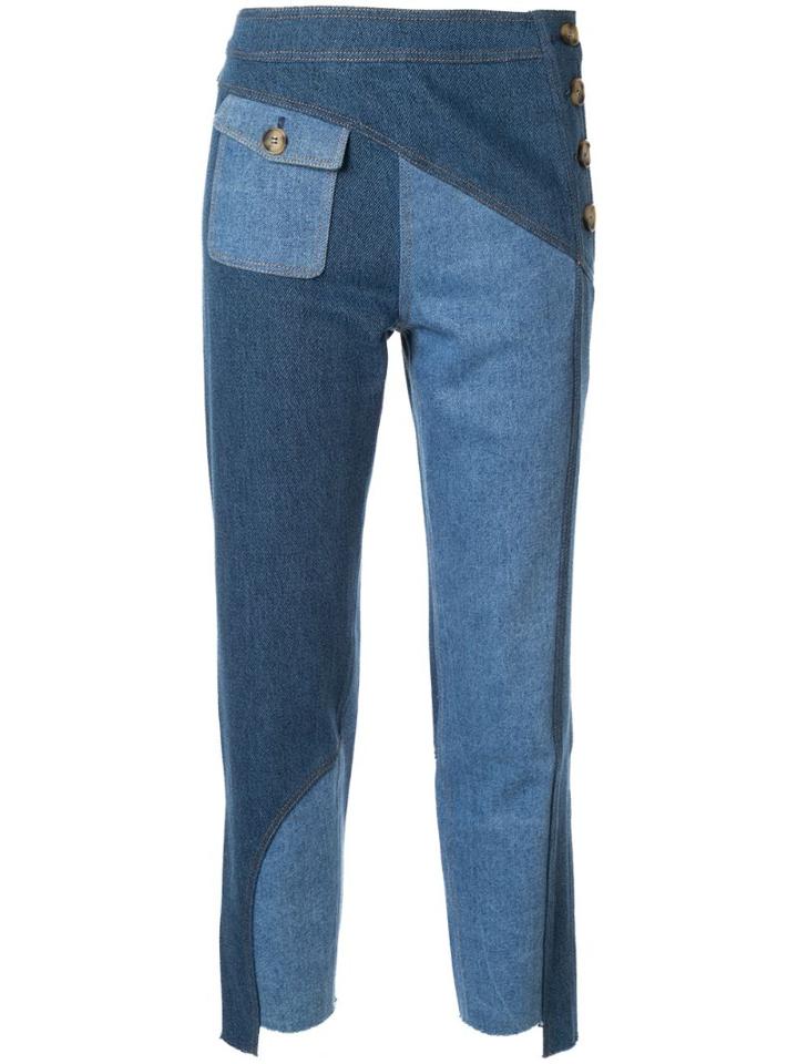 Rejina Pyo Lucie Panelled Jeans - Blue