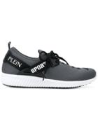 Plein Sport Stitched Sneakers - Grey