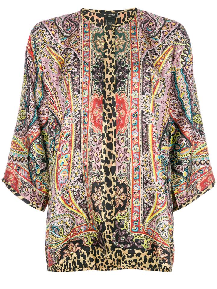 Etro Mixed Print Jacket - Multicolour