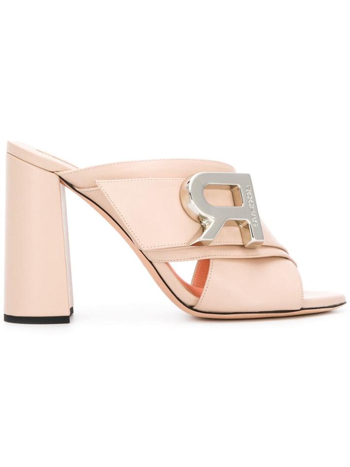 Rochas Rochas Ro31092a8040 320 Poudre/argent Furs & Skins->calf