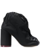 Mm6 Maison Margiela Covered Ankle Sack Boots - Black