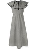 Rochas Ruffled Dress - Grey