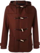 Lanvin Double Face Duffle Coat, Men's, Size: 48, Red, Cotton/viscose/virgin Wool