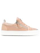 Giuseppe Zanotti Design Side Zipped Sneakers - Pink
