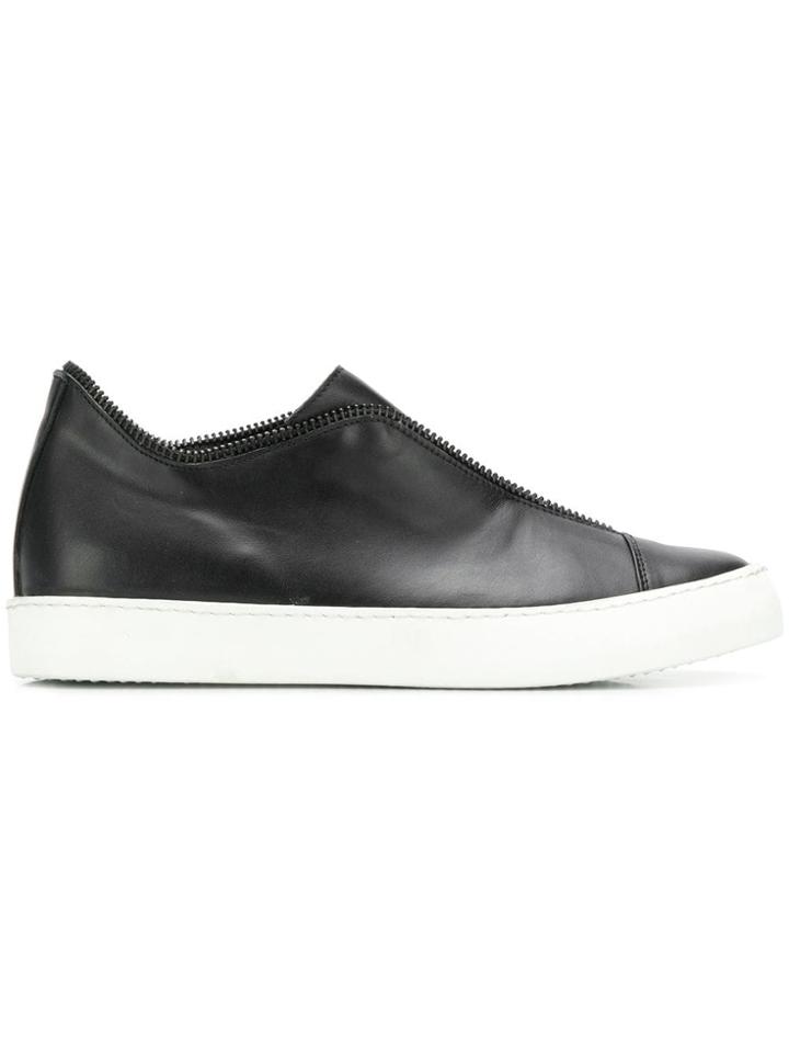 South Lane Zip Trim Slip-on Sneakers - Black