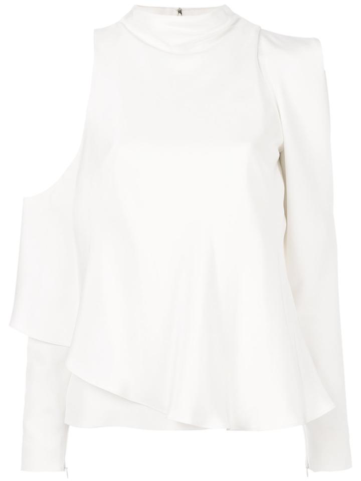 Tom Ford One Shoulder Blouse - White