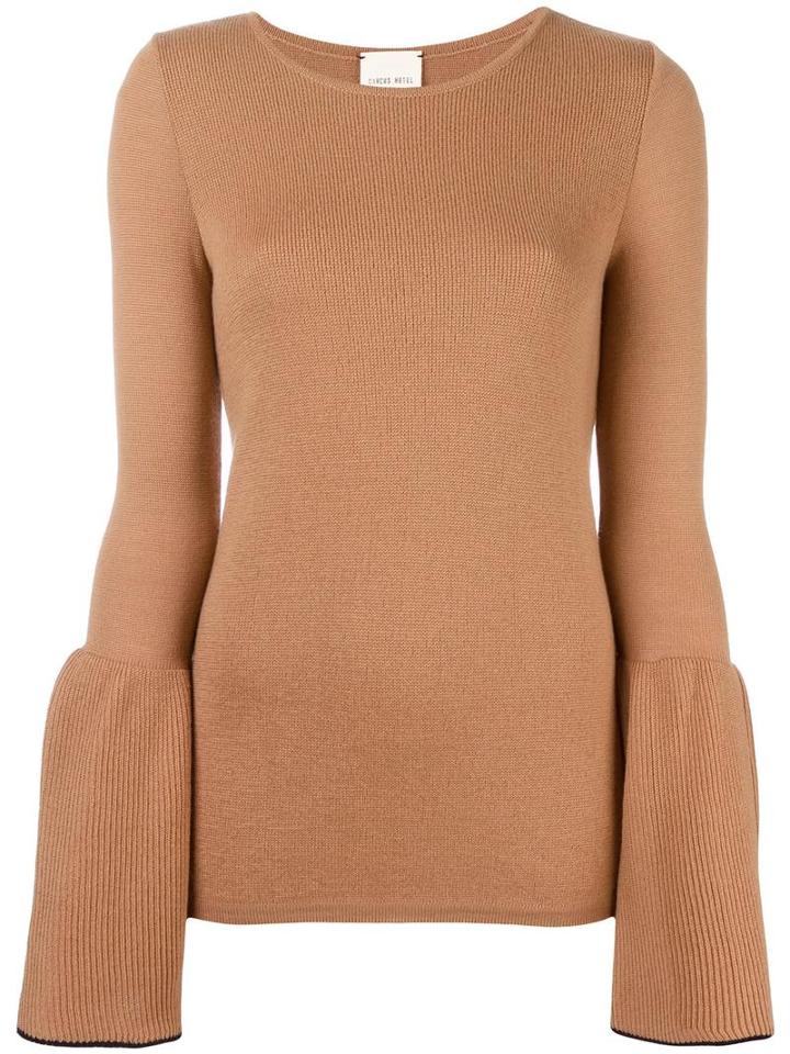 Circus Hotel Loose Fit Jumper, Women's, Size: 40, Brown, Merino