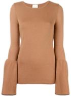Circus Hotel Loose Fit Jumper, Women's, Size: 40, Brown, Merino