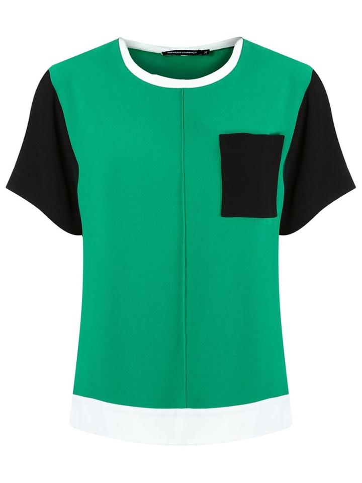 Reinaldo Lourenço Colour Block Blouse
