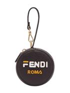 Fendi Lettering Logo Help Bag Charm - Black
