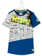 Vingino - 'miami' Print T-shirt - Kids - Cotton/polyester/viscose - 16 Yrs, Blue