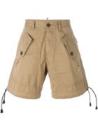 Dsquared2 Multi Pocket Shorts - Nude & Neutrals