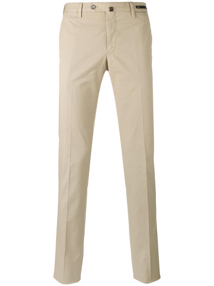 Pt01 Super Slim Fit Chinos, Men's, Size: 50, Nude/neutrals, Cotton/spandex/elastane