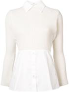 À La Garçonne Pleated Shirt - Black