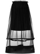 Comme Des Garçons Noir Kei Ninomiya Transparent Design Full Skirt -