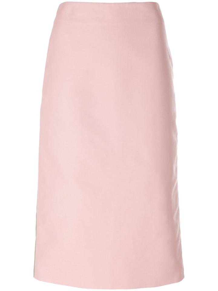 Marni Two Tone A-line Skirt - Pink & Purple