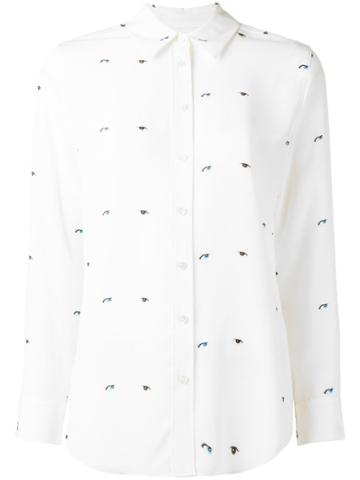 Yajun Distorted Shirt - White