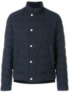Moncler Buttoned Padded Jacket - Blue