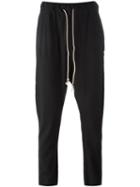 Poème Bohémien Drawstring Drop-crotch Sweatpants, Men's, Size: 46, Black, Cotton/viscose/spandex/elastane