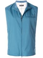 Loro Piana Zipped Vest - Blue