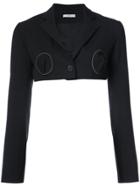 Tome Cropped Deconstructed Blazer - Black
