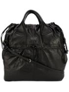 Marni Drawstring Tote Bag, Women's, Black, Leather