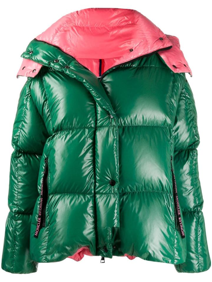 Moncler Parana Hooded Coat - Green