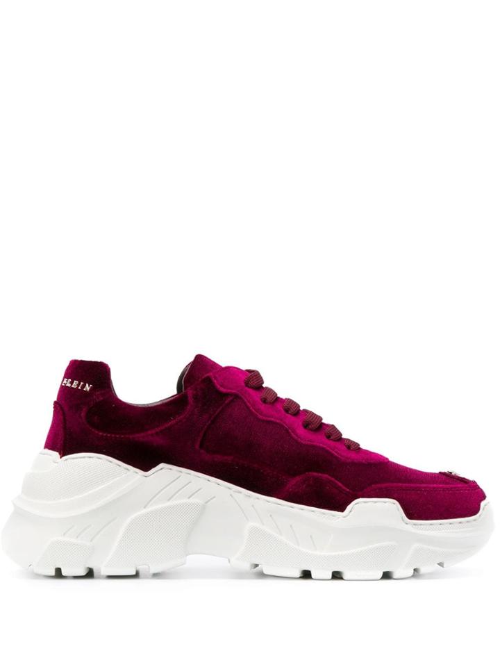 Philipp Plein Original Runner Sneakers - Red