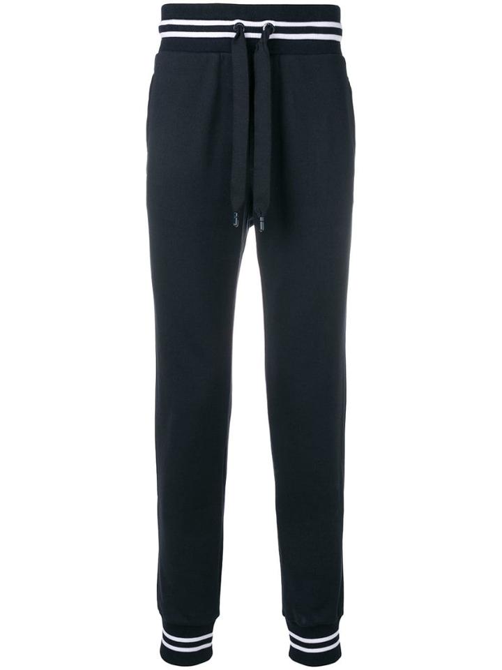Dolce & Gabbana Drawstring Waist Sweatpants - Blue