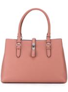 Bally - Buckle Detail Tote - Women - Calf Leather - One Size, Pink/purple, Calf Leather