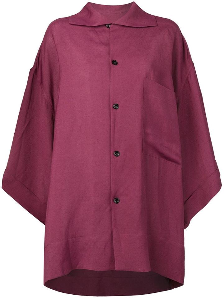 Golden Goose Deluxe Brand Oversized Button-up Shirt - Purple
