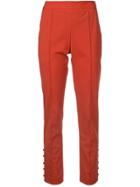 Rosie Assoulin Straight-leg Cigarette Trousers - Red