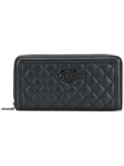 Love Moschino Quilted Logo Wallet - Black