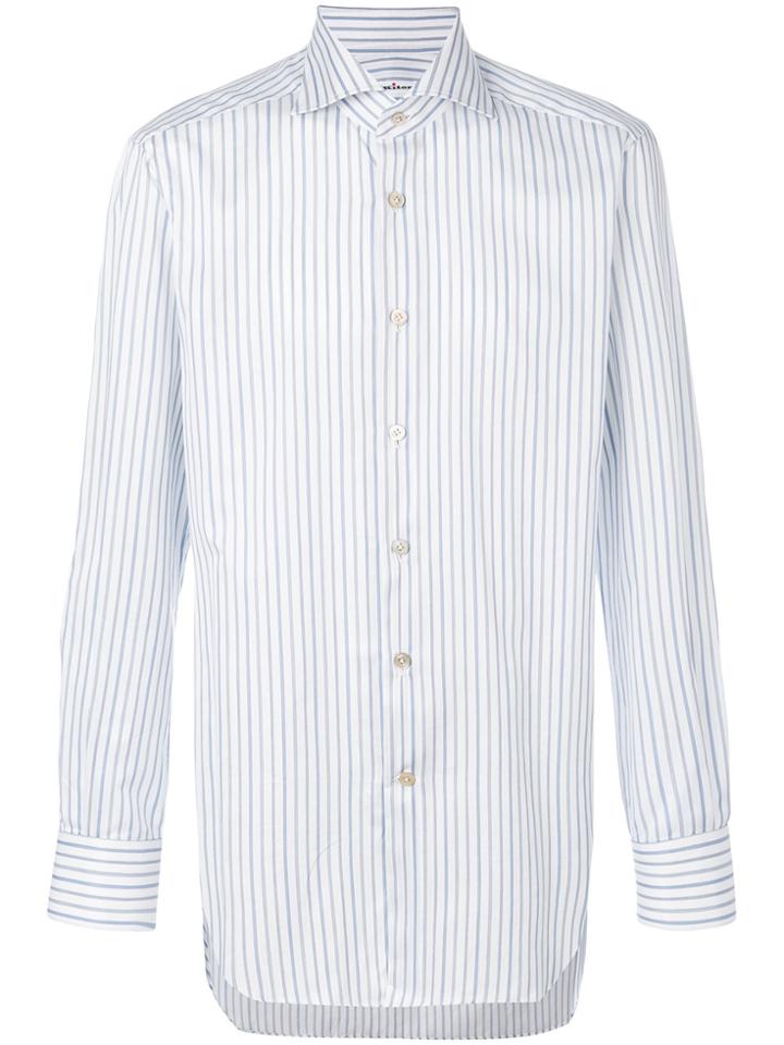 Kiton Striped Shirt - Blue