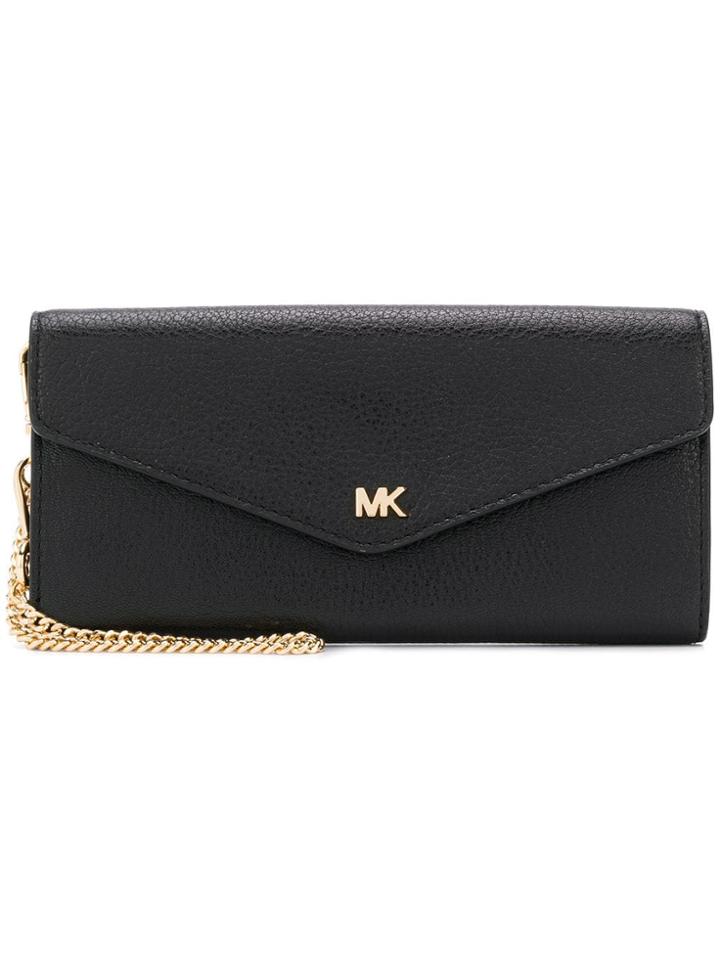 Michael Michael Kors Envelope Logo Wallet - Black