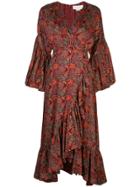 Sachin & Babi Floral Print Flared Dress