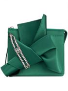 No21 Embellished Abstract Bow Clutch Bag - Green