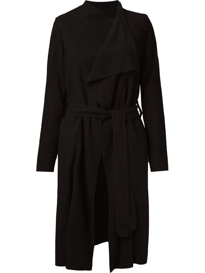 Uma Raquel Davidowicz 'twin' Coat, Women's, Size: 40, Black, Leather