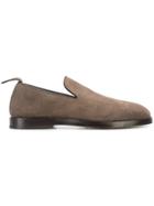 Measponte Round Toe Loafers - Brown