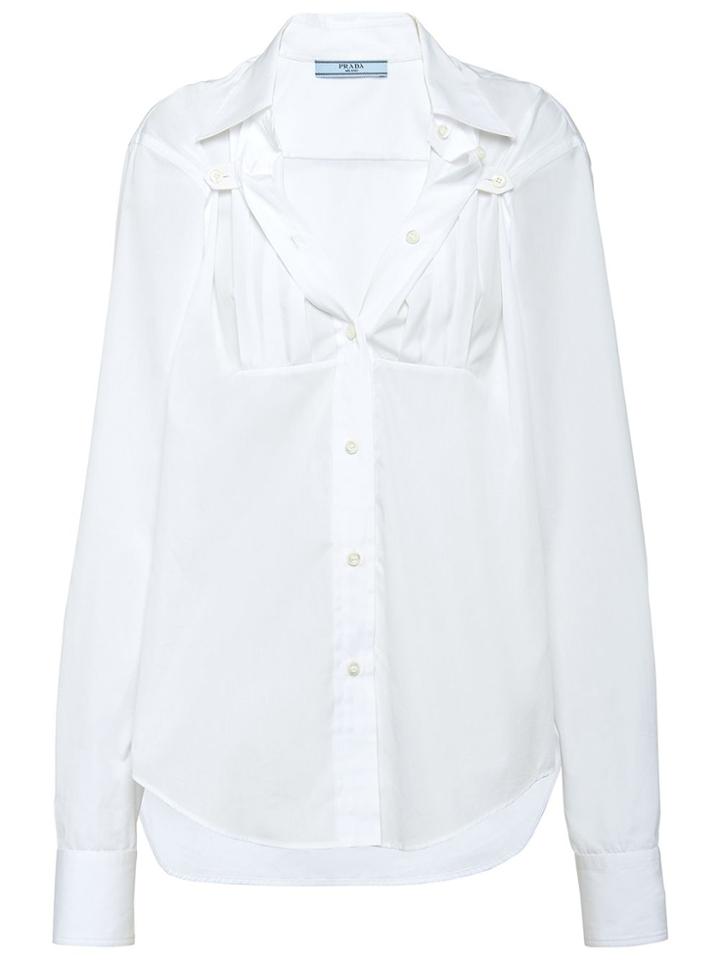 Prada Egyptian Poplin Shirt - White
