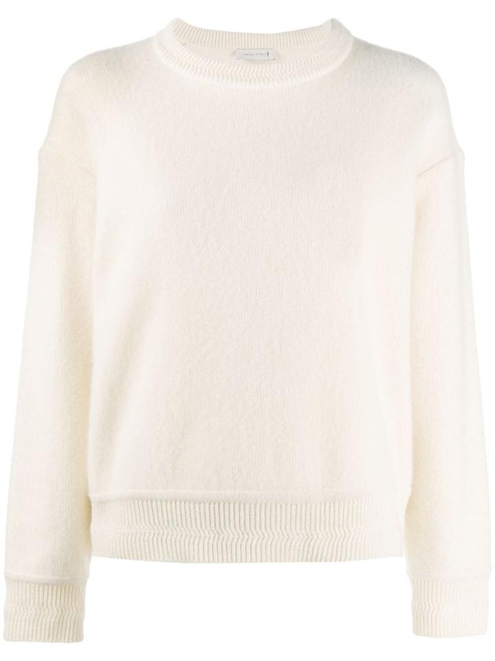 Mackintosh Ivory Cashmere Blend Crewneck Sweater Wcs-1003 - White