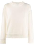 Mackintosh Ivory Cashmere Blend Crewneck Sweater Wcs-1003 - White