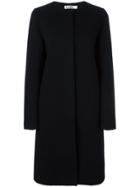 Jil Sander Concealed Fastening Coat - Black