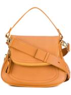 Tom Ford Foldover Tote, Women's, Nude/neutrals, Calf Leather